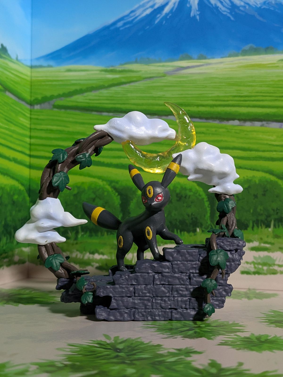 Re-Ment Pokémon - Noctali / Umbreon - Circular Diorama