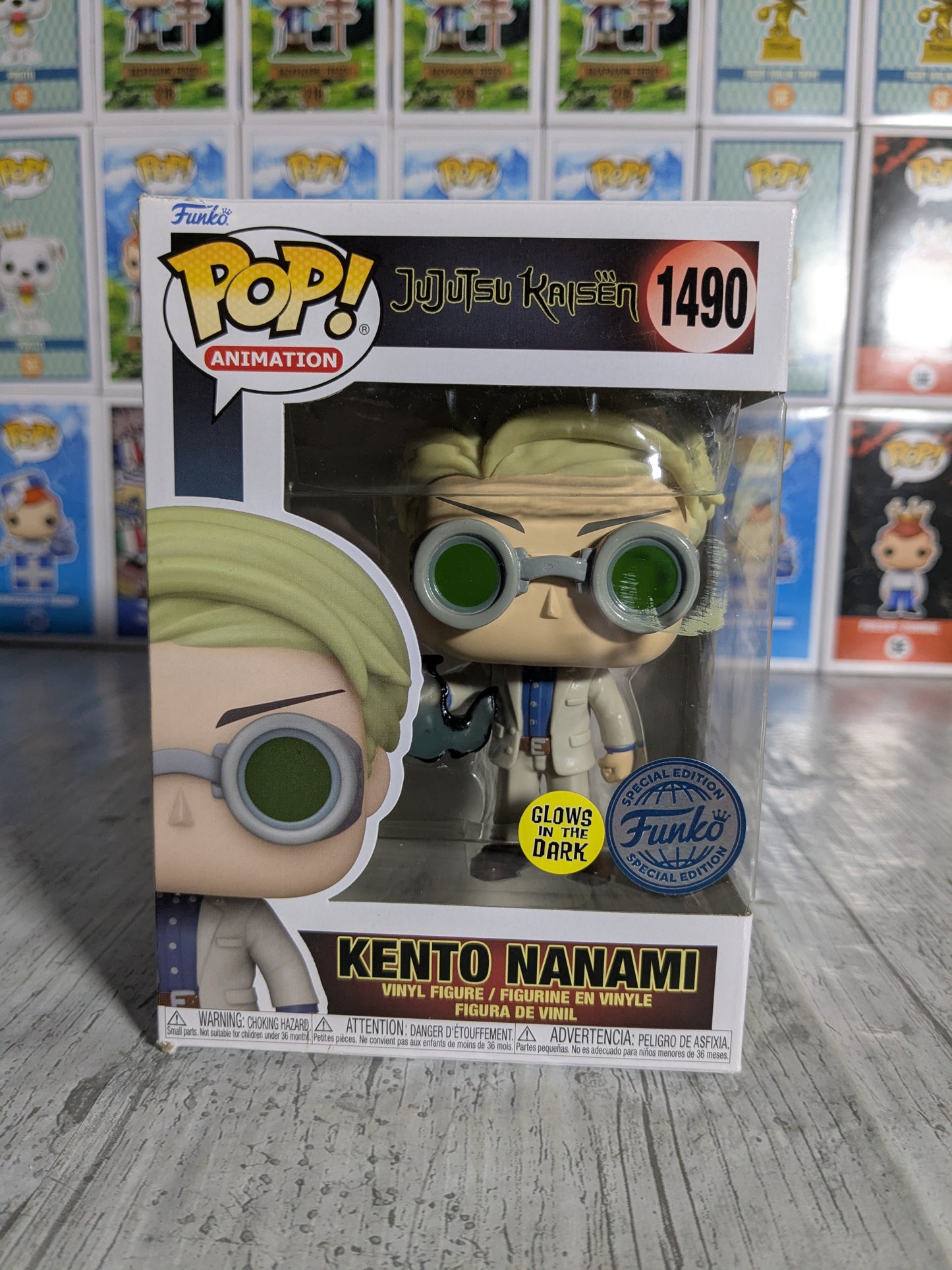 Funko pop 1490 : Kento Nanami Glow (Opened / Damaged Box)