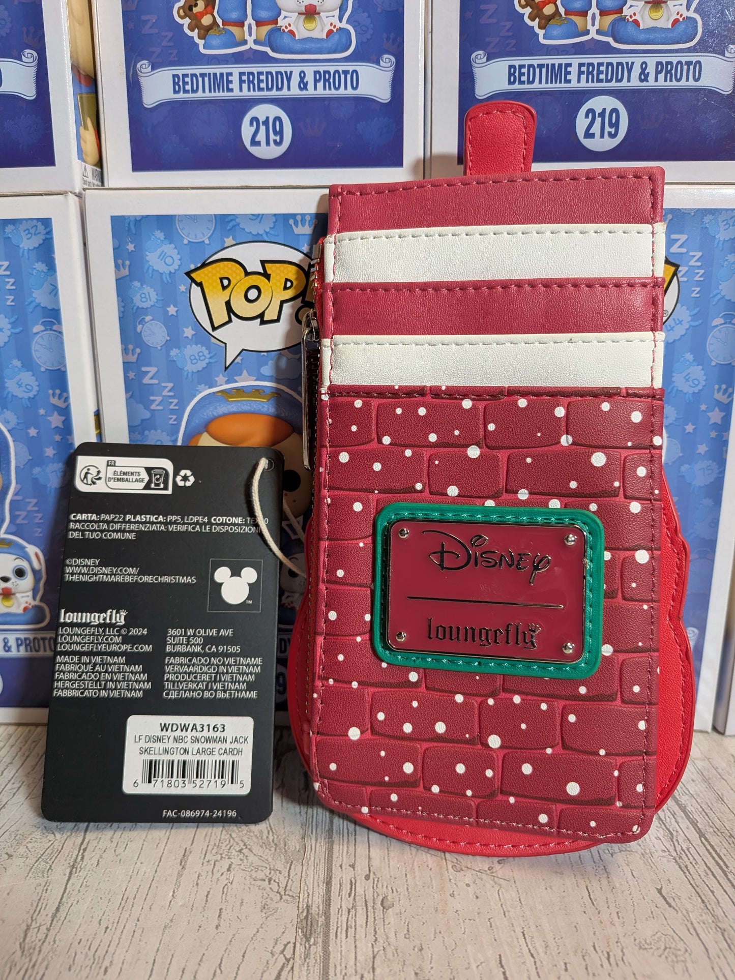 Loungefly Disney - Schneemann Jack Skellington Großes Kartenetui⛄