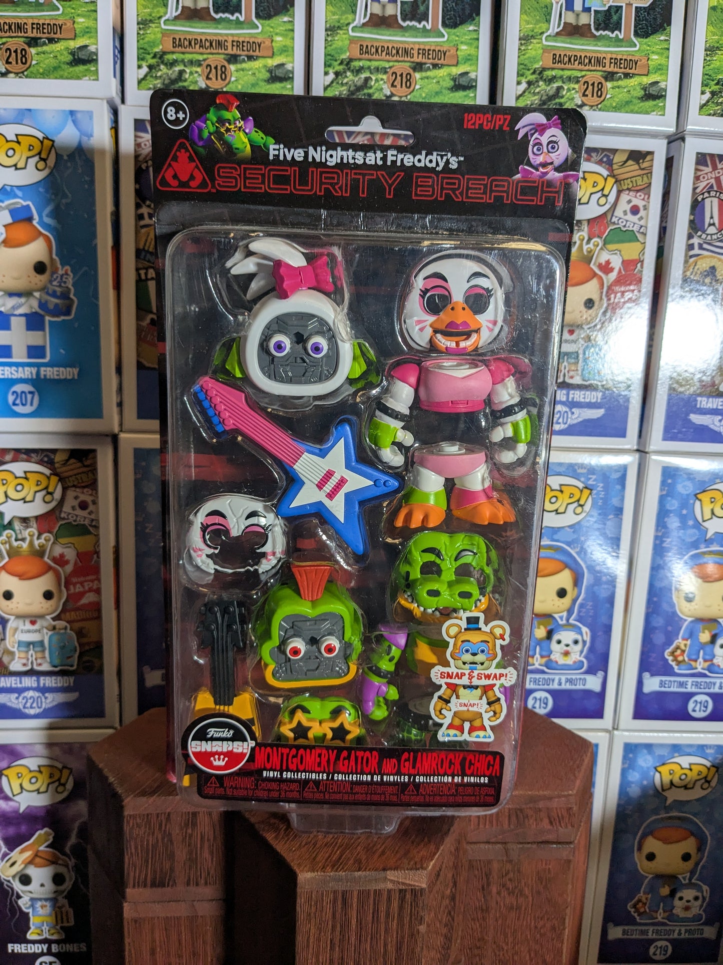 Funko Snaps: Montgomery Gator e Glamrock Chica