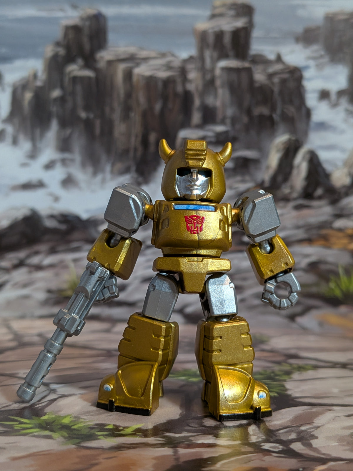 Blokees - Transformers Galaxy Shining (DV01) - Brilliant Bumblebee (~4-6cm)