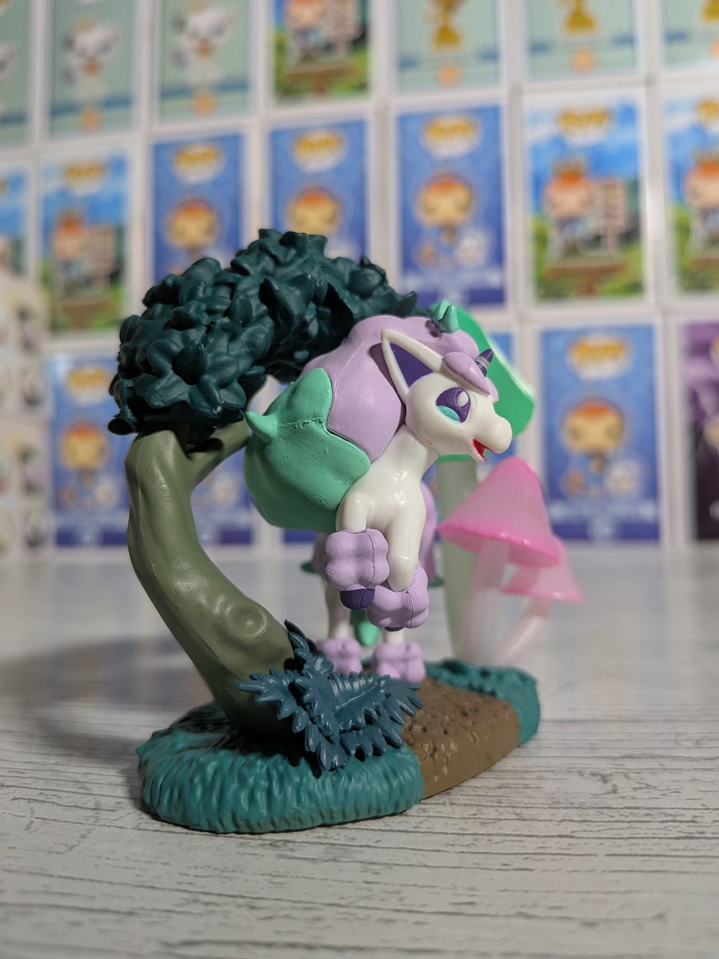 Re-Ment Pokémon - Ponyta de Galar - Circular Diorama