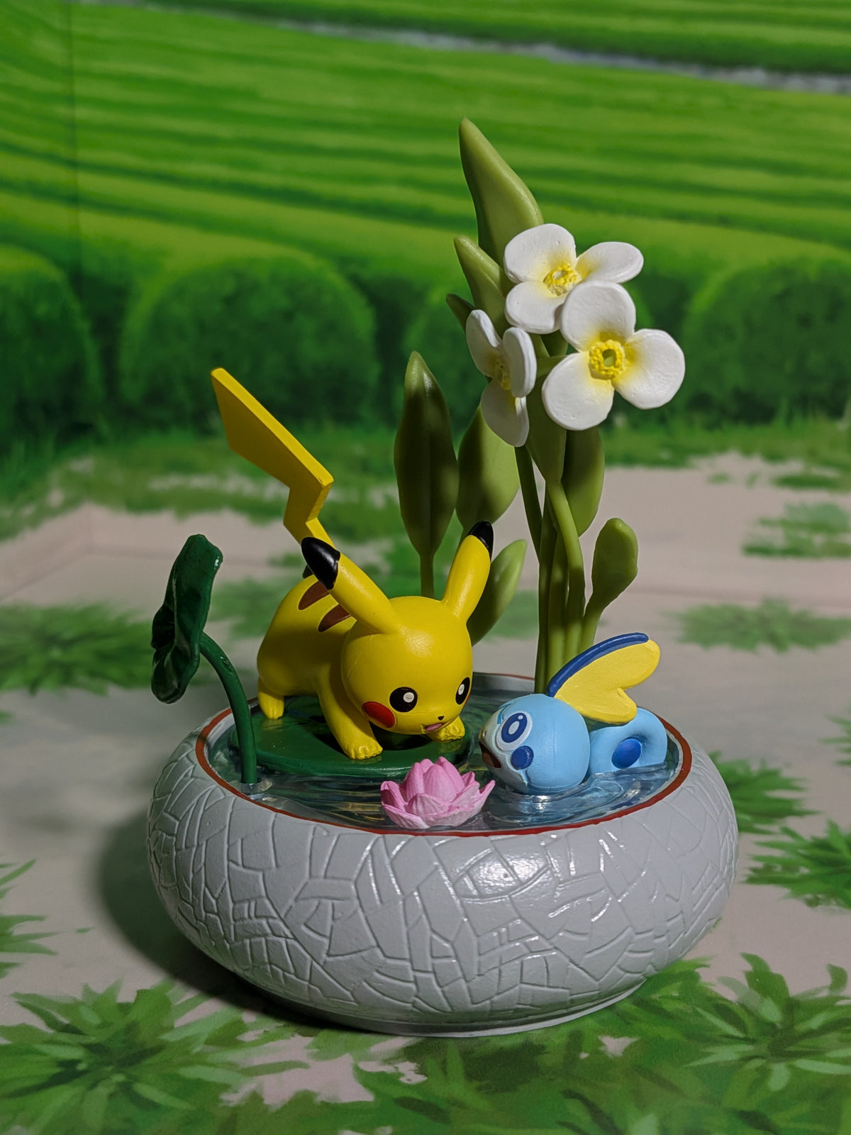 Re-Ment Pokémon - Pikachu & Larméléon / Sobble - Pocket Bonsai 3