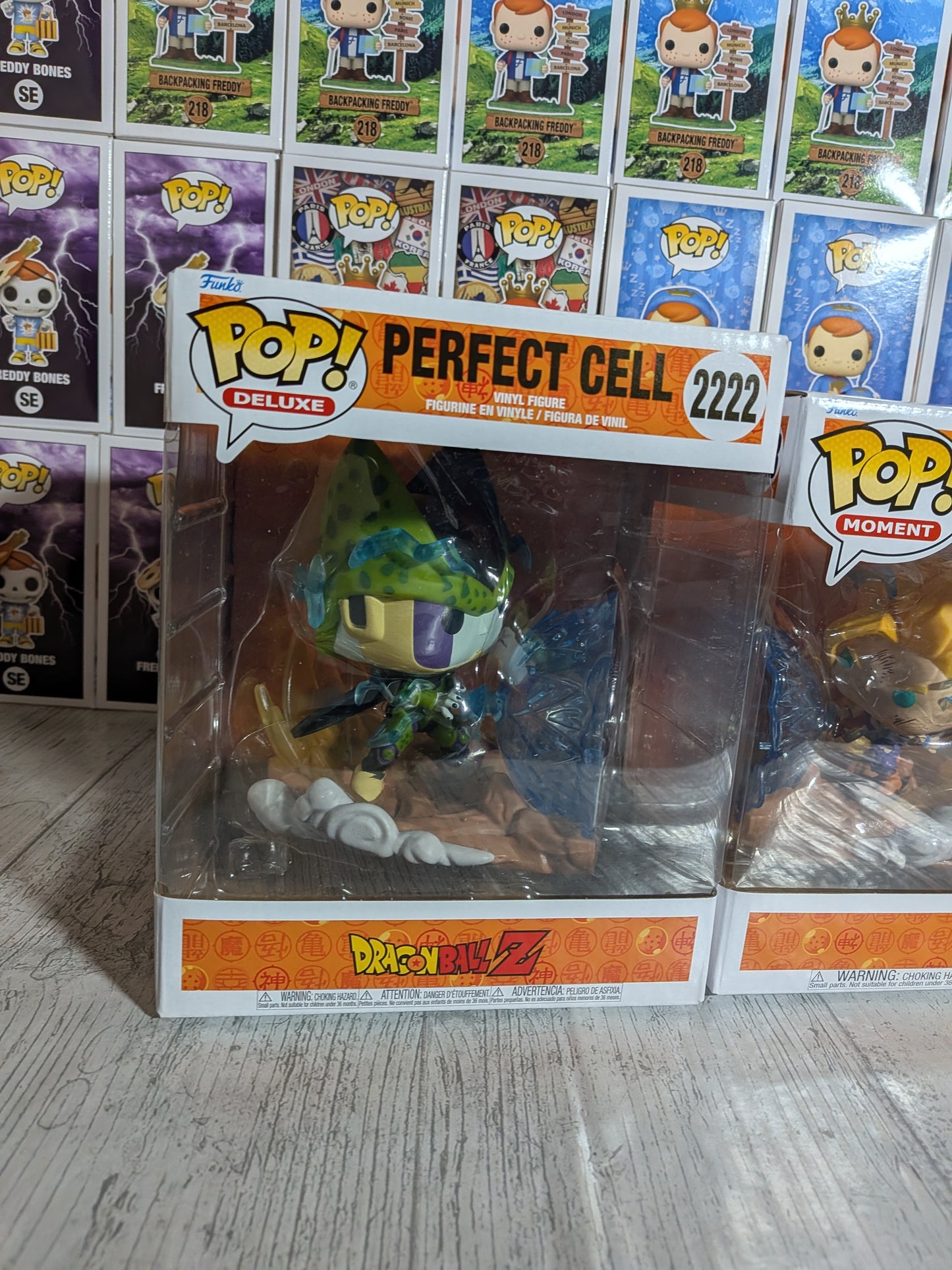 Funko pop Dragon Ball Z - Perfect Cell vs Father-Son Kamehameha