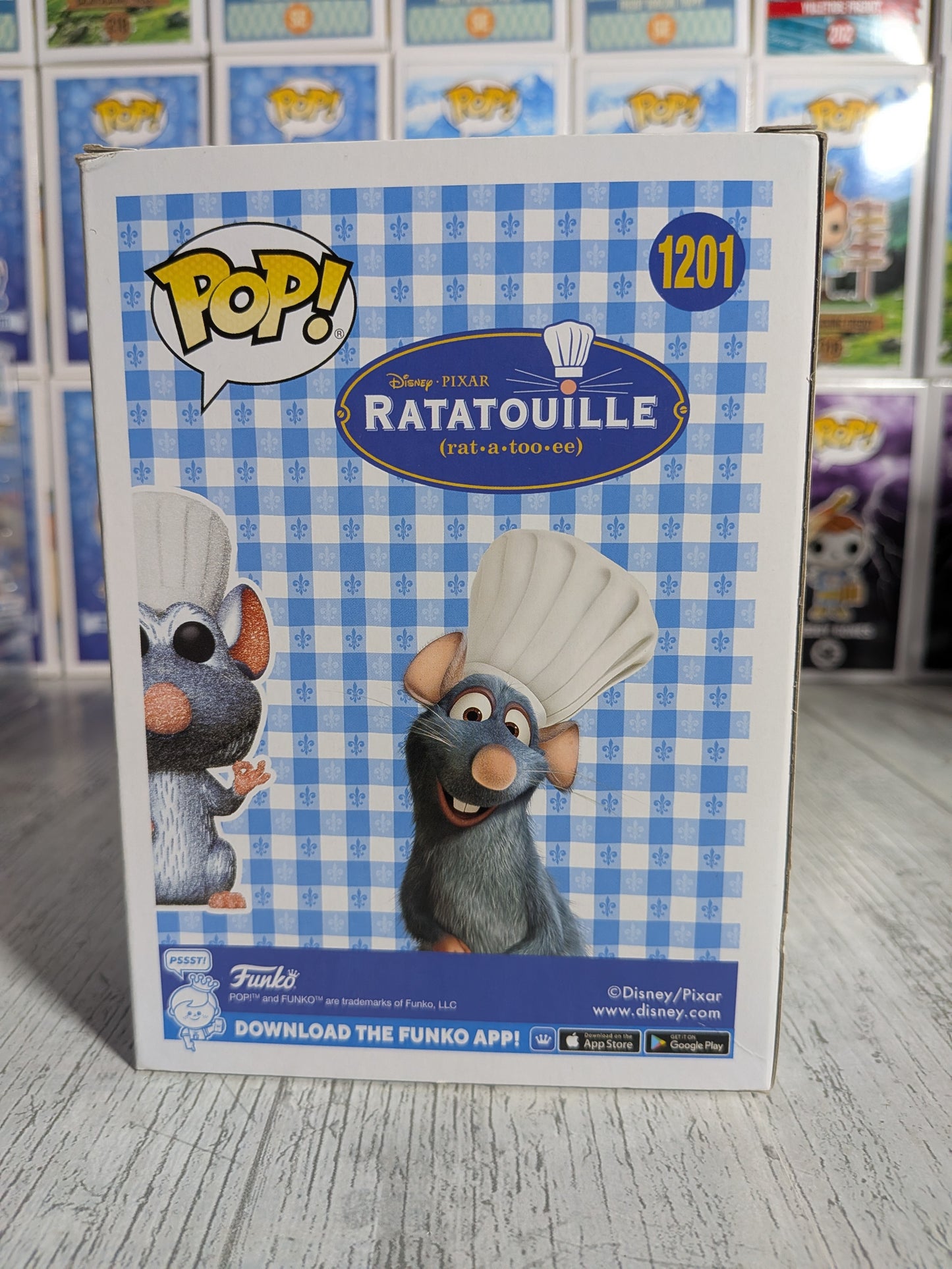 Funko pop Disney #1201 - Remy (Funko x Loungefly/3000 pezzi/diamante/scatola danneggiata)