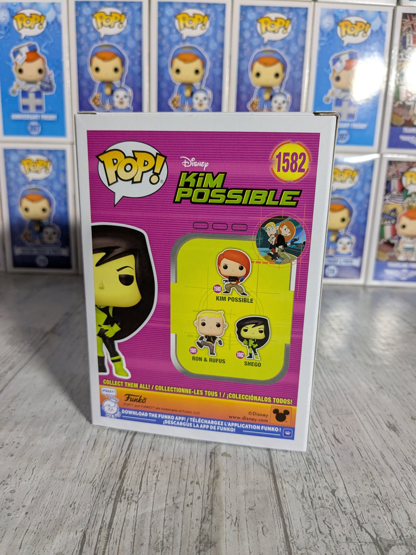 Funko pop Kim Possible #1582 - Shego (Glow)