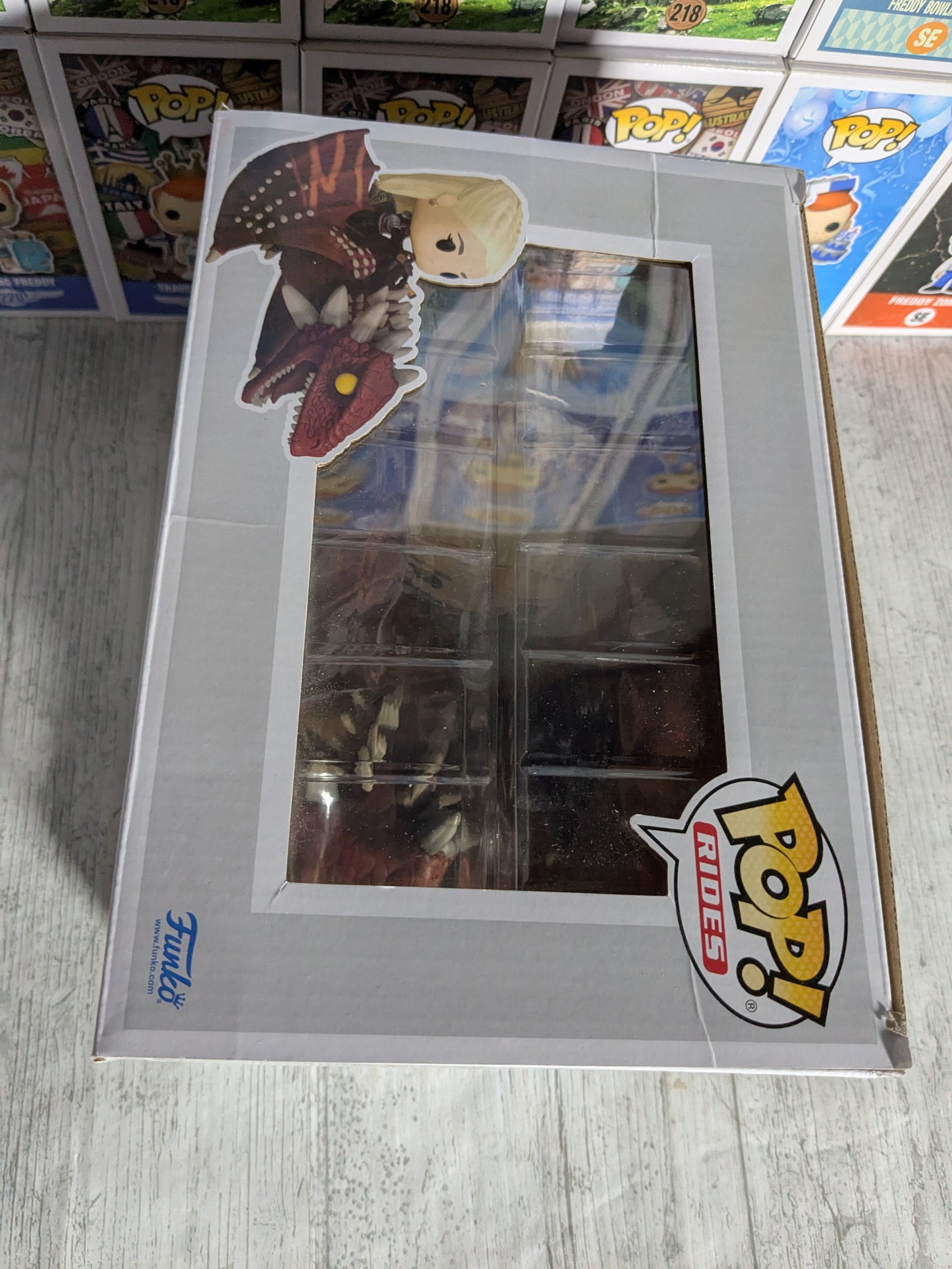 Funko pop House of the Dragon #124 - Rhaenys Targaryen with Meleys (Opened/Damaged Box)