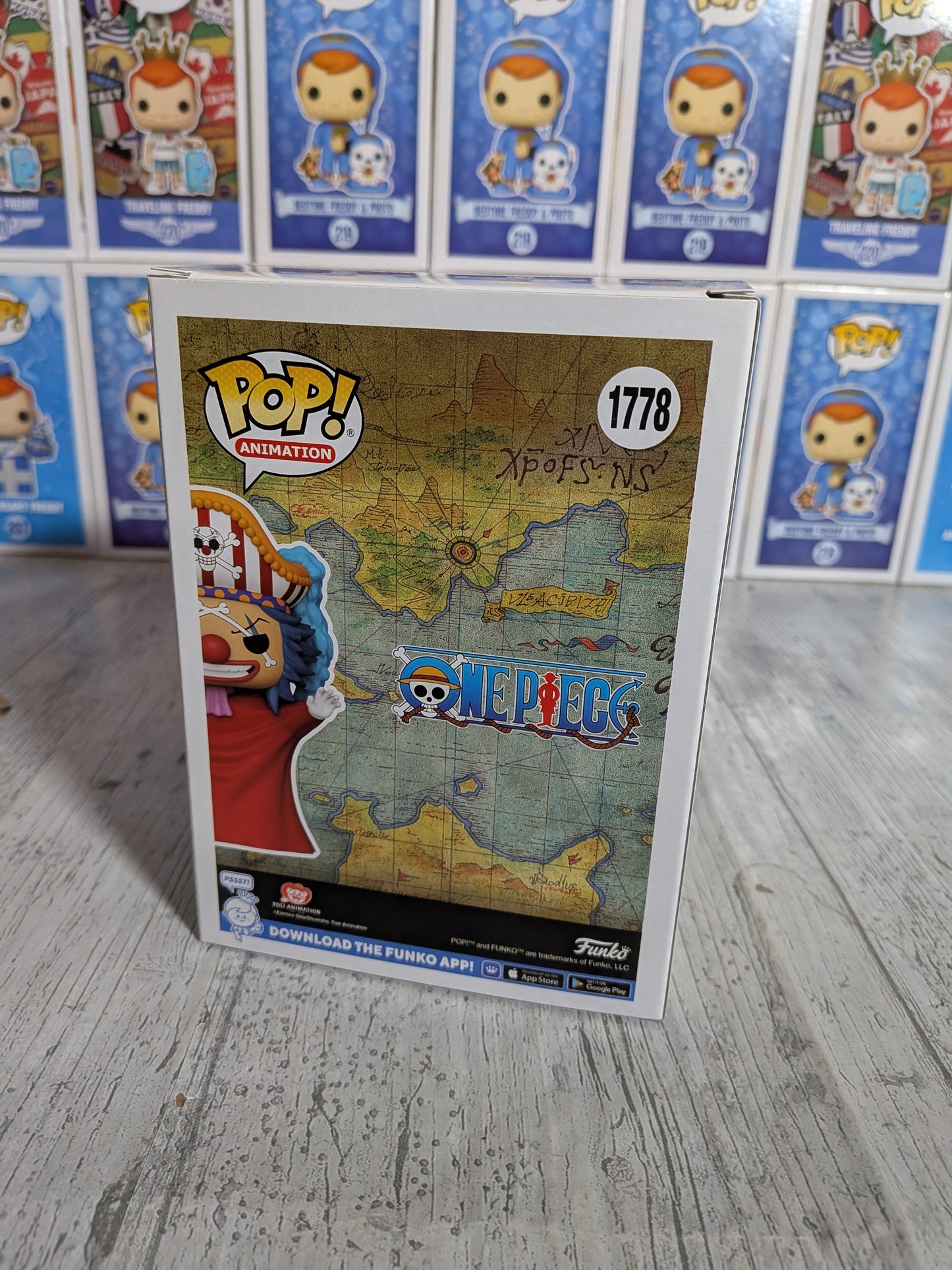 Funko Pop One Piece #1778 – Buggy, der geniale Hofnarr