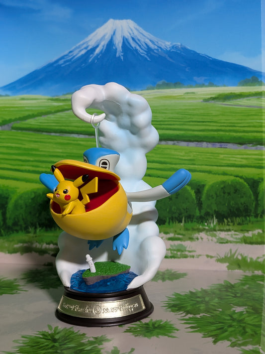 Re-Ment Pokémon Swing Vignette Collection Vol.3 - Pikachu & Bekipan | Pelipper (~10cm)