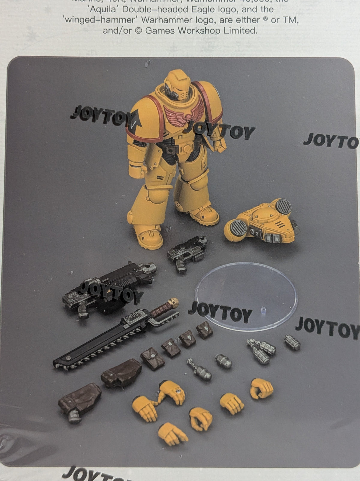 JoyToy Warhammer 40k - Space Marines Imperial Fists Intercessor (12.3cm)
