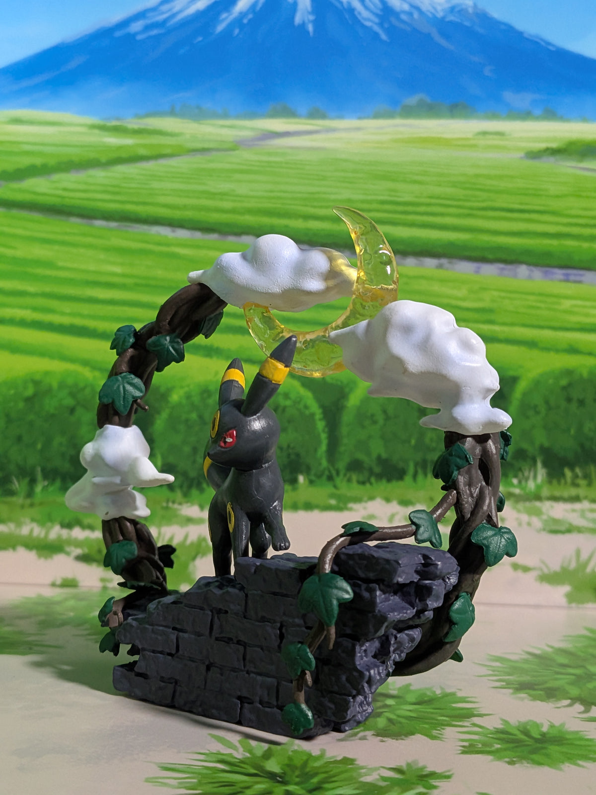 Re-Ment Pokémon - Noctali / Umbreon - Circular Diorama