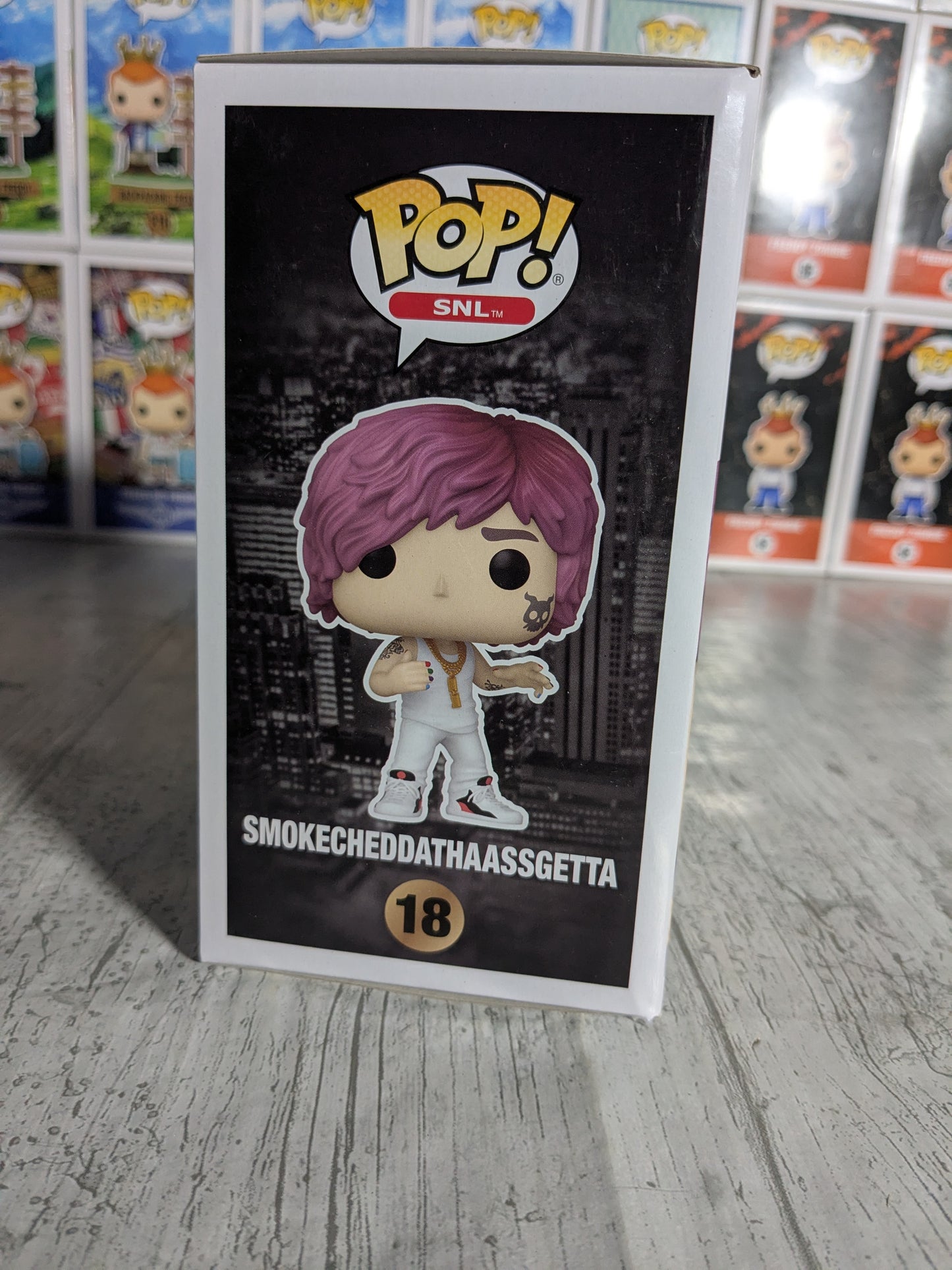 Funko pop 18 : Smokecheddathaassgetta