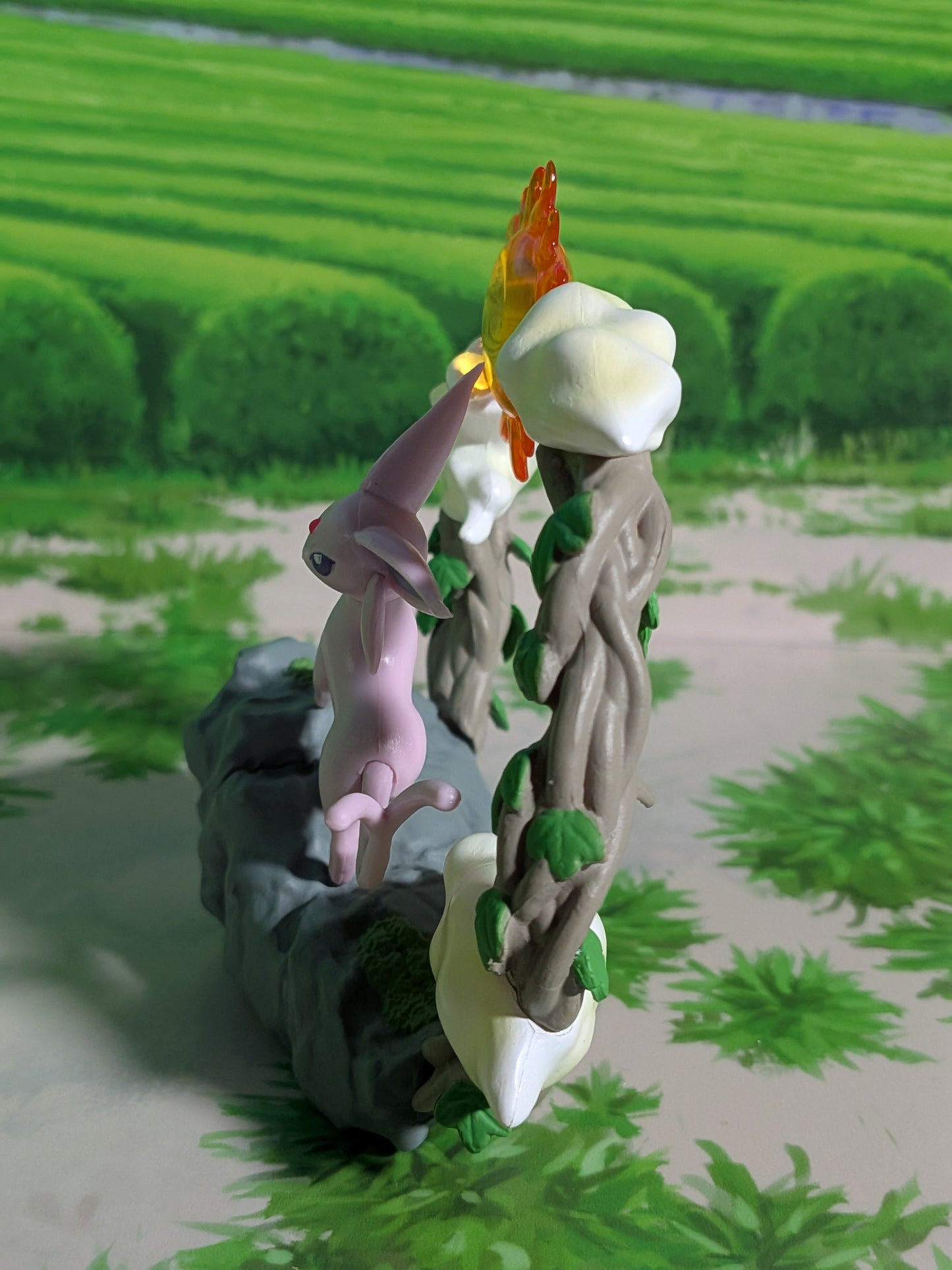 Re-Ment Pokémon - Mentali / Espeon - Circular Diorama