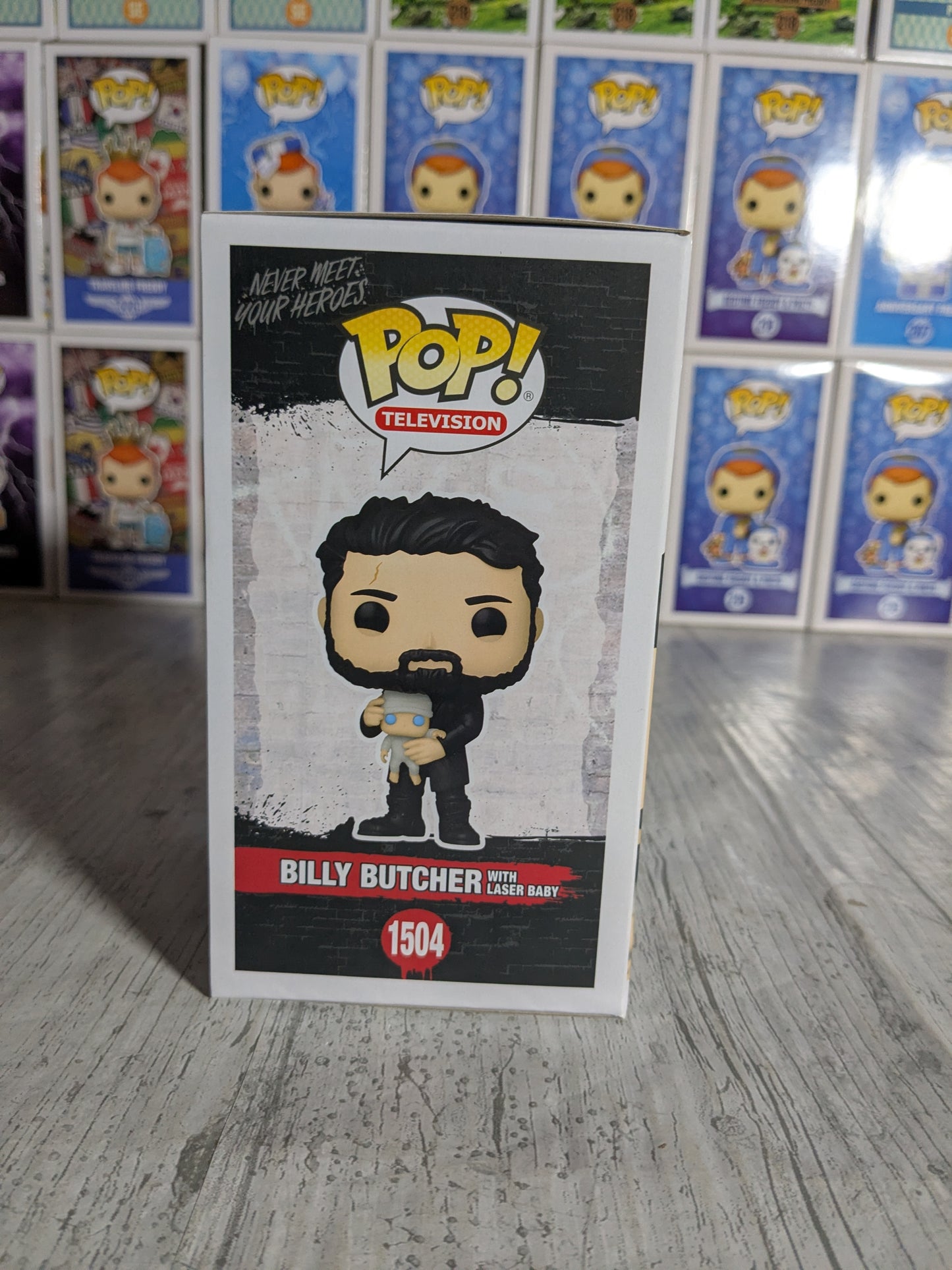 Funko pop The Boys #1504 - Billy Butcher with Laser Baby (NMG)