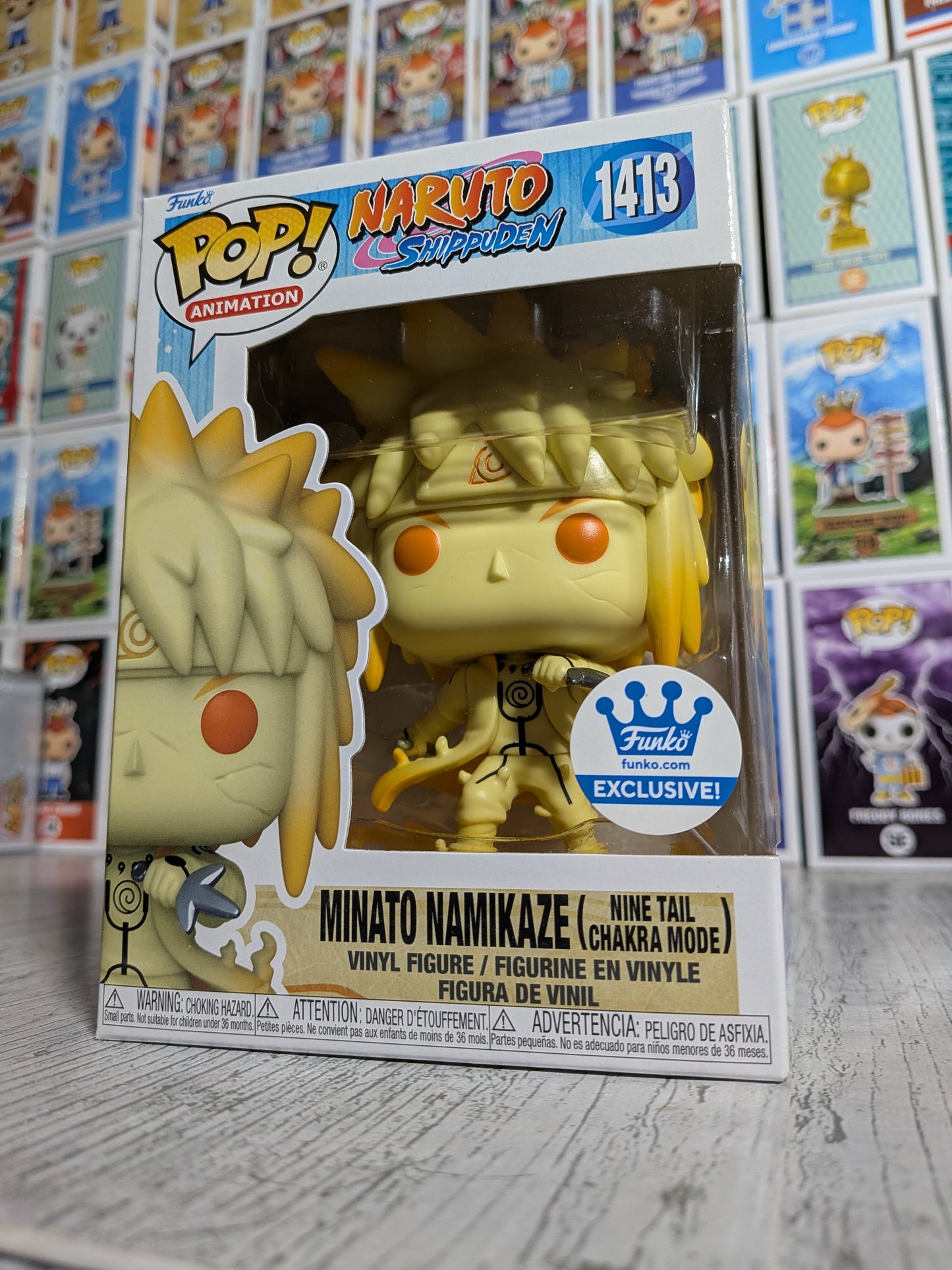 Funko Pop Naruto Shippuden #1413 – Minato Namikaze (Neunschwänziger Chakra-Modus)