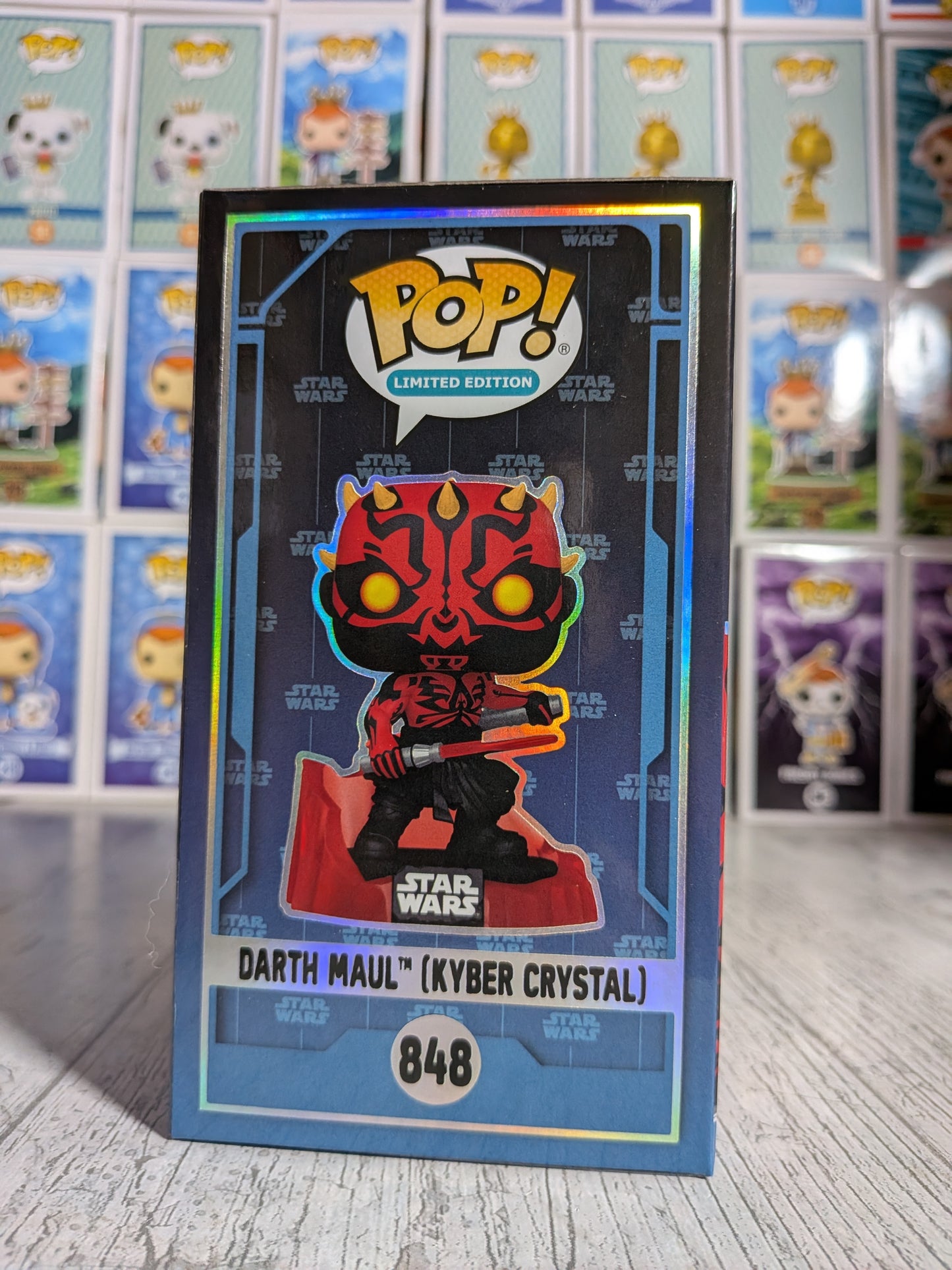 Funko Pop! Star Wars #848 - Darth Maul (Kyber Crystal) (SC2026/9500PCS)
