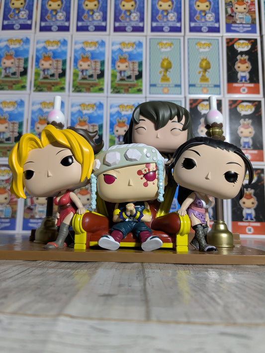 Funko pop Demon Slayer #1944 - Tengen with his Wives (SC2025/Opened/Damaged Box)