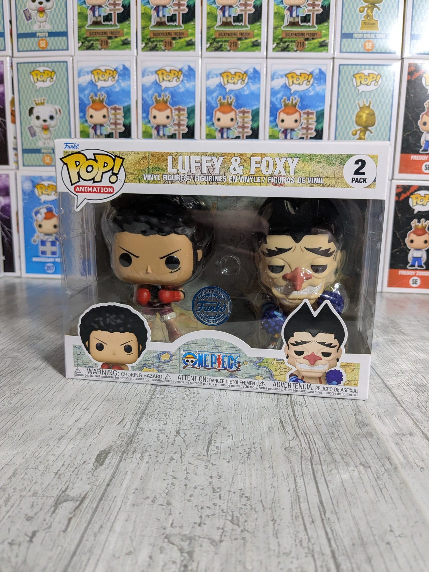 Funko pop : Luffy & Foxy
