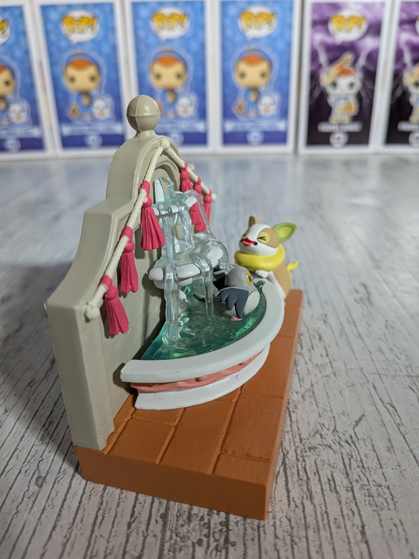 Re-Ment Pokémon Town 2 Festival Street Corner - Voltoutou & Poichigeon (~10cm)
