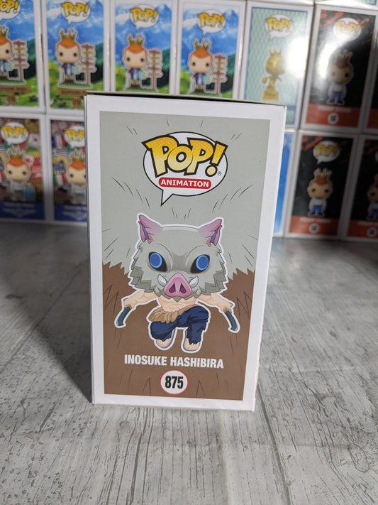 Funko pop 875 : Inosuke Hashibira (Flocked)