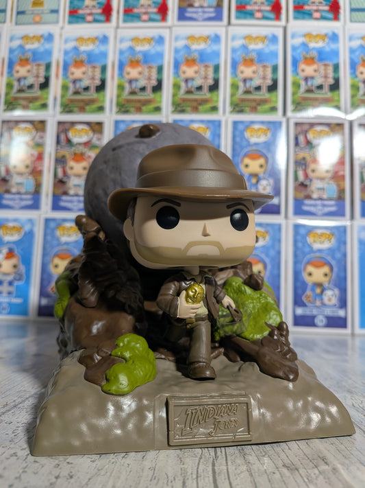 Funko pop Disney Indiana Jones #1368 - Indiana Jones Boulder Escape (Opened/Damaged Plastic/Damaged Box)