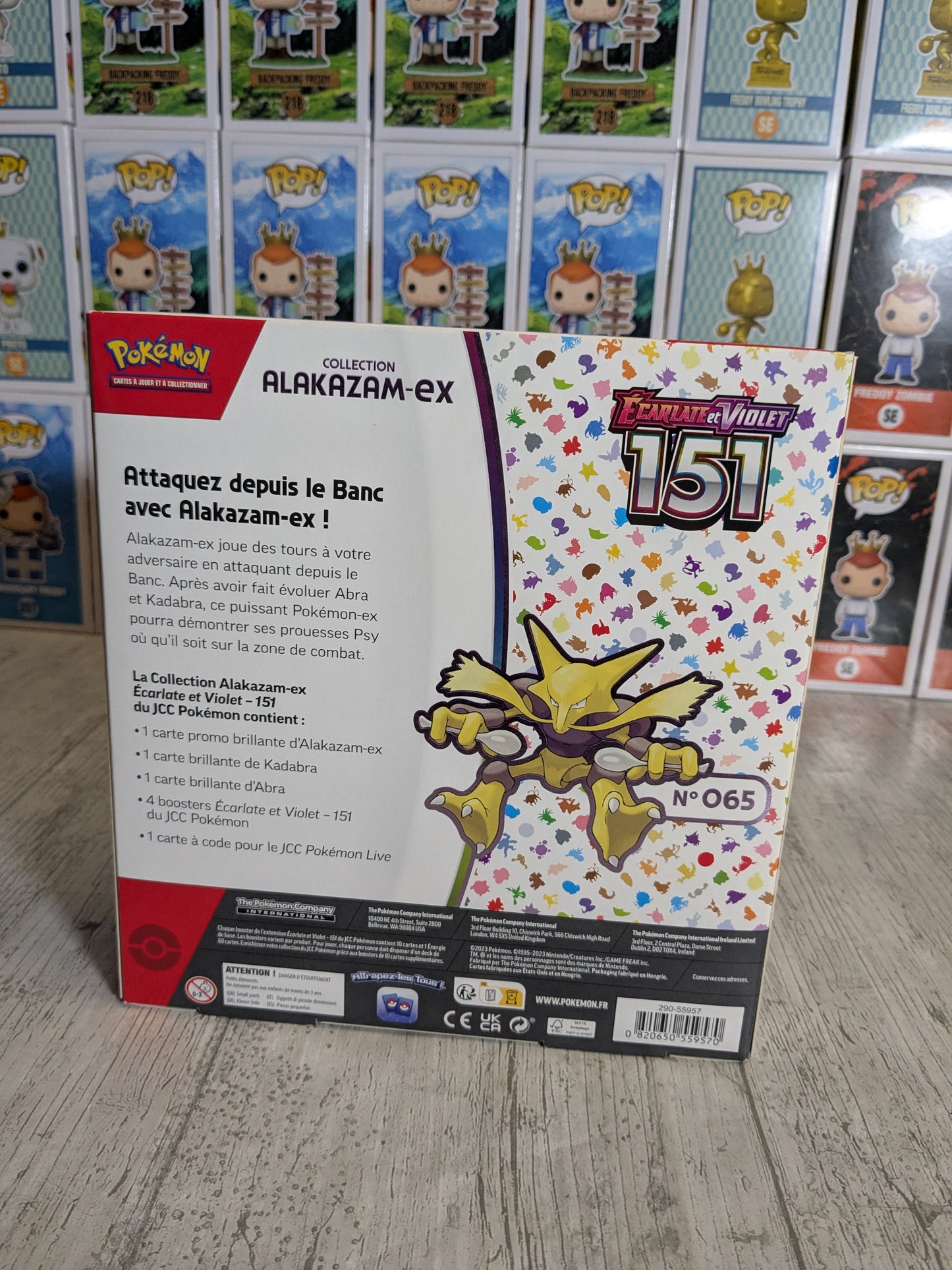 Coffret Pokémon 151 Alakazam-ex (FR) - Cartes Promo et Boosters