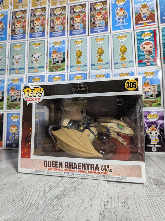 Funko Pop Rides Television #305 - Queen Rhaenyra Targaryen with Syrax