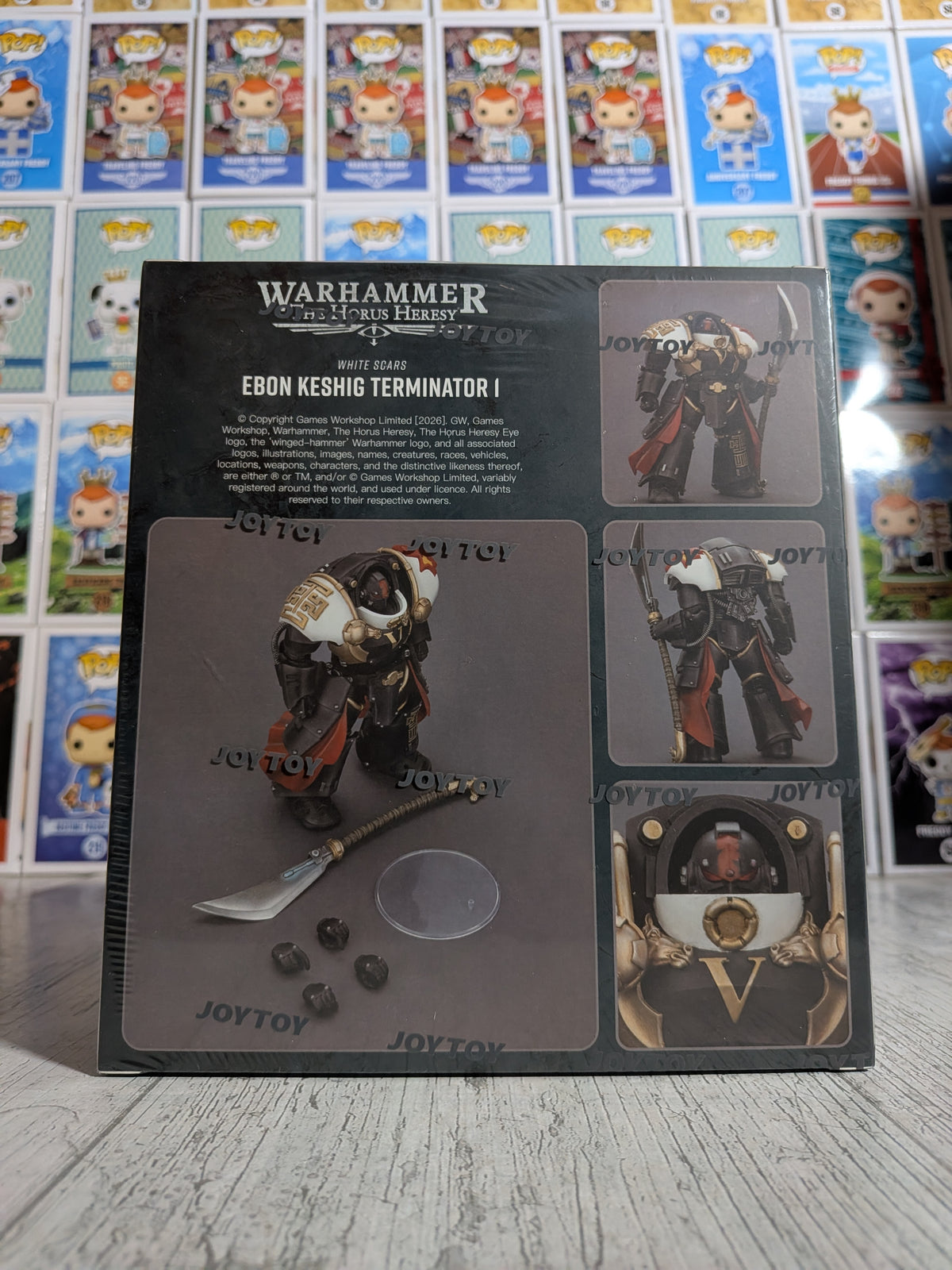 JoyToy Warhammer The Horus Heresy - White Scars Ebon Keshig Terminator 1 (13.7cm)