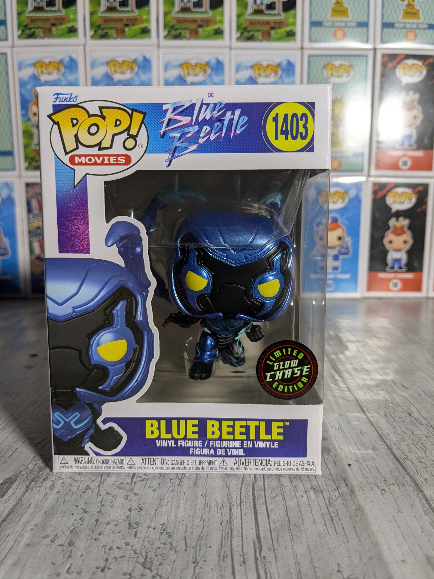 Funko pop 1403 : Blue Beetle (Chase)