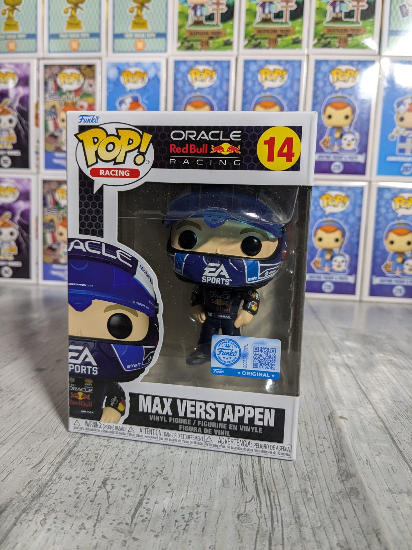 Funko pop Racing #14 - Max Verstappen with Helmet