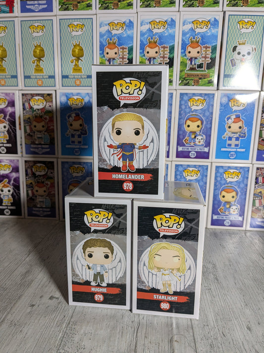 Funko pop The Boys - Homelander / Hughie / Starlight (Bundle)