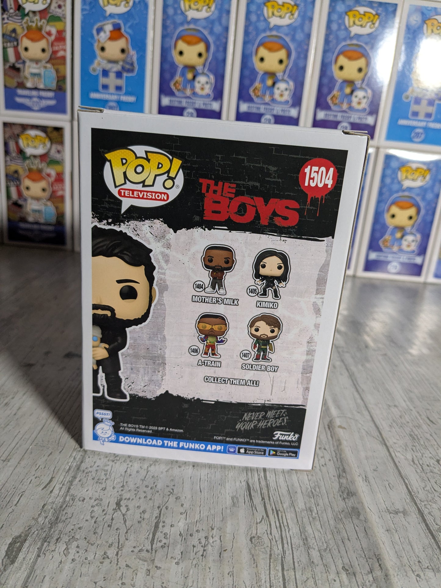 Funko pop The Boys #1504 - Billy Butcher with Laser Baby (NMG)