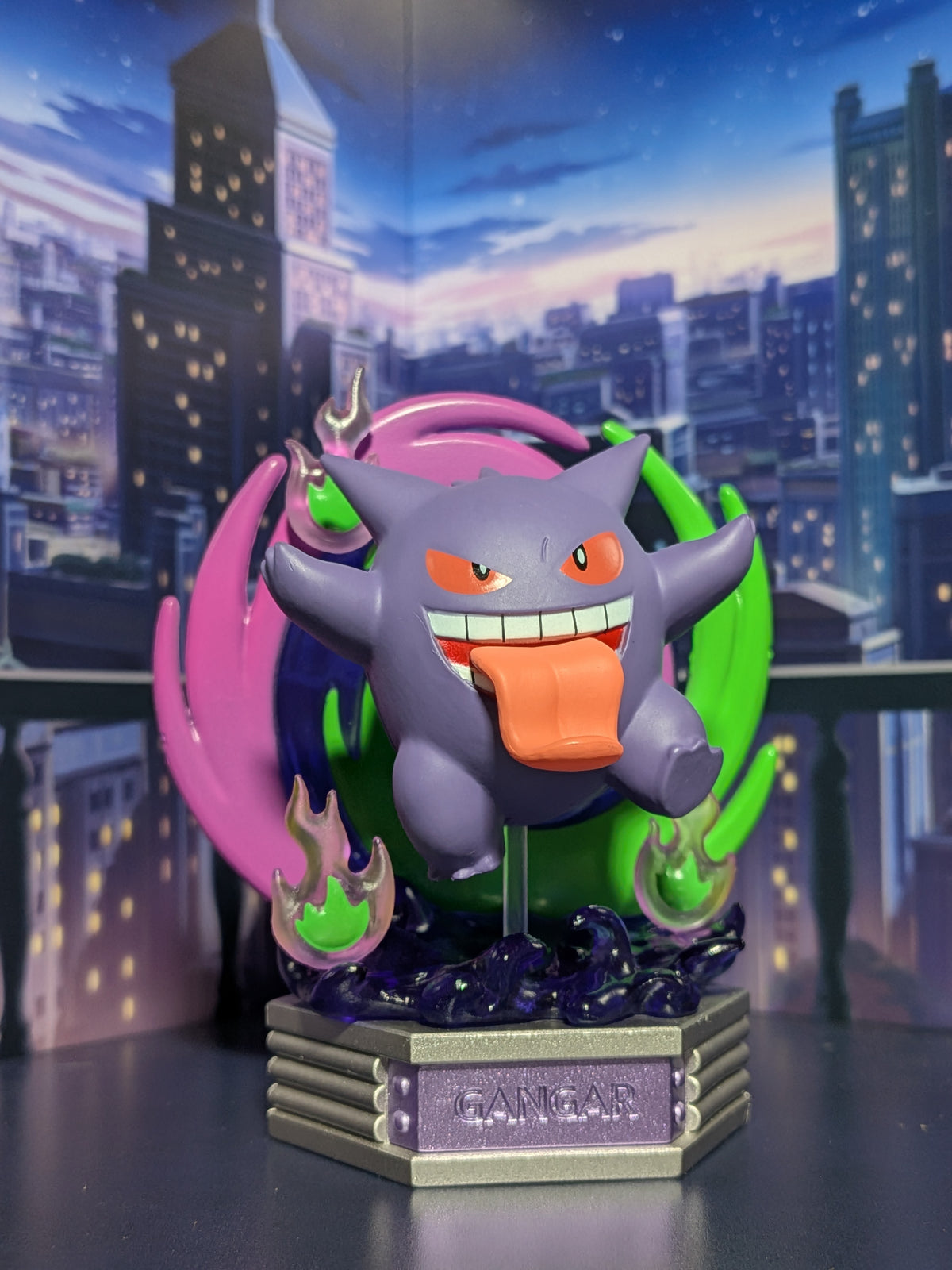 Re-Ment Pokémon - Ectoplasma / Gengar - Neon Party