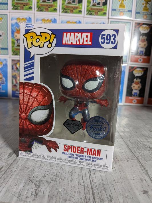 Funko pop 593 : Spider-Man (Diamond)