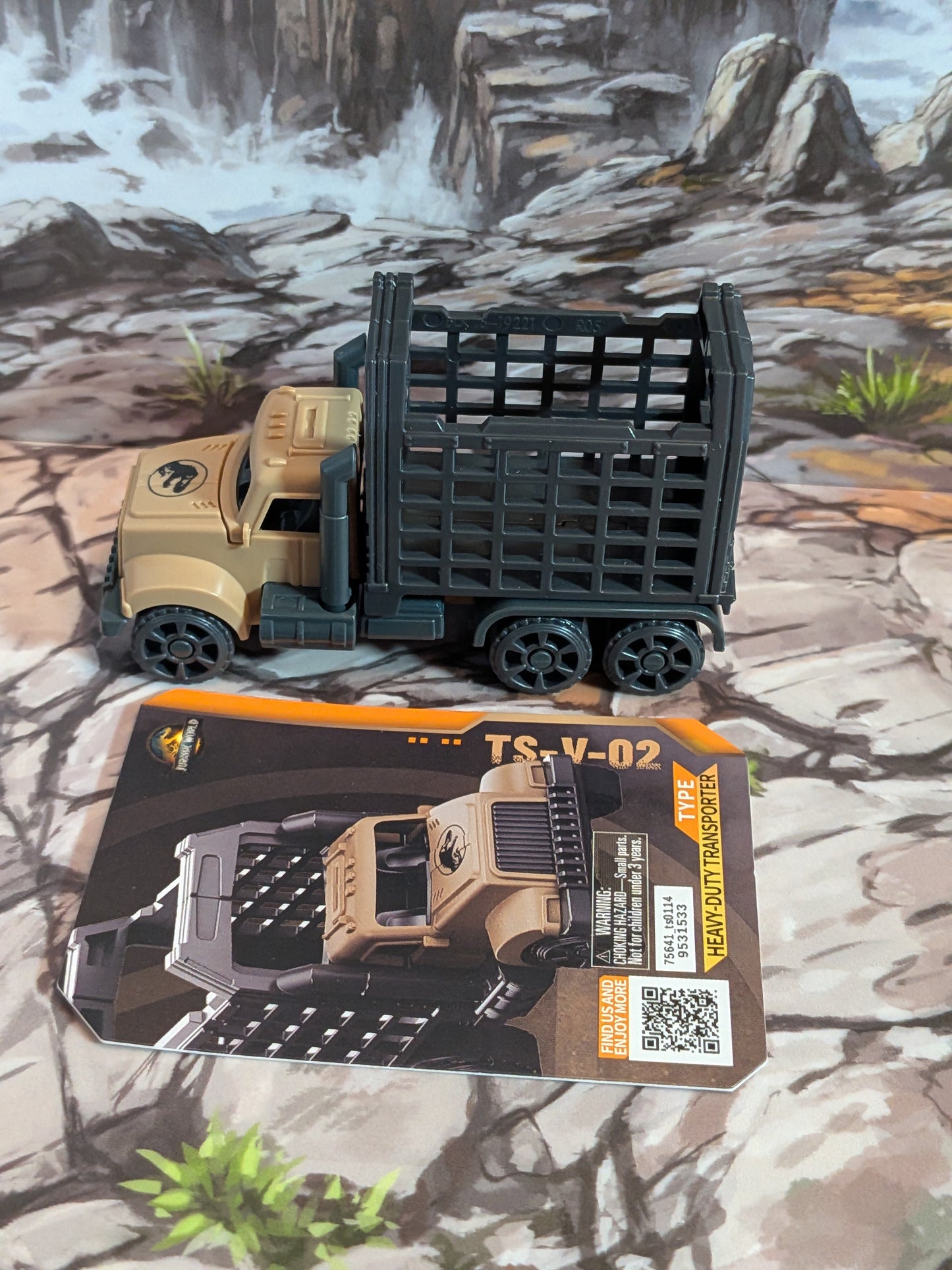 Blokees - Jurassic World Terraventure Ts01 - Heavy-Duty Transporter (~9cm)
