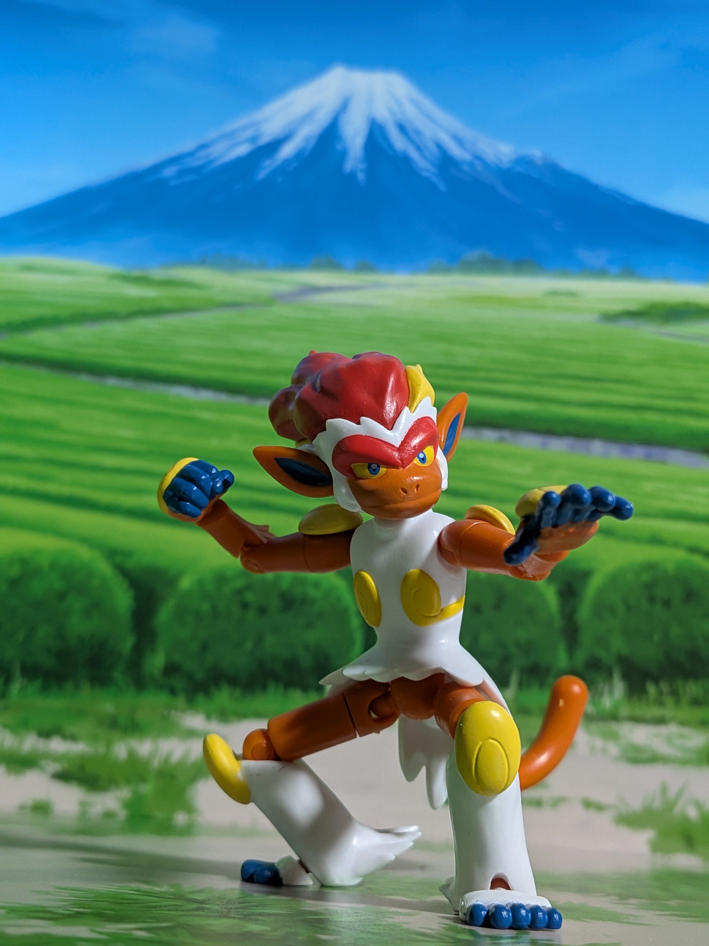 SHODO Pokémon 6 - Simiabraz | Infernape (Figurine + Accessoire)