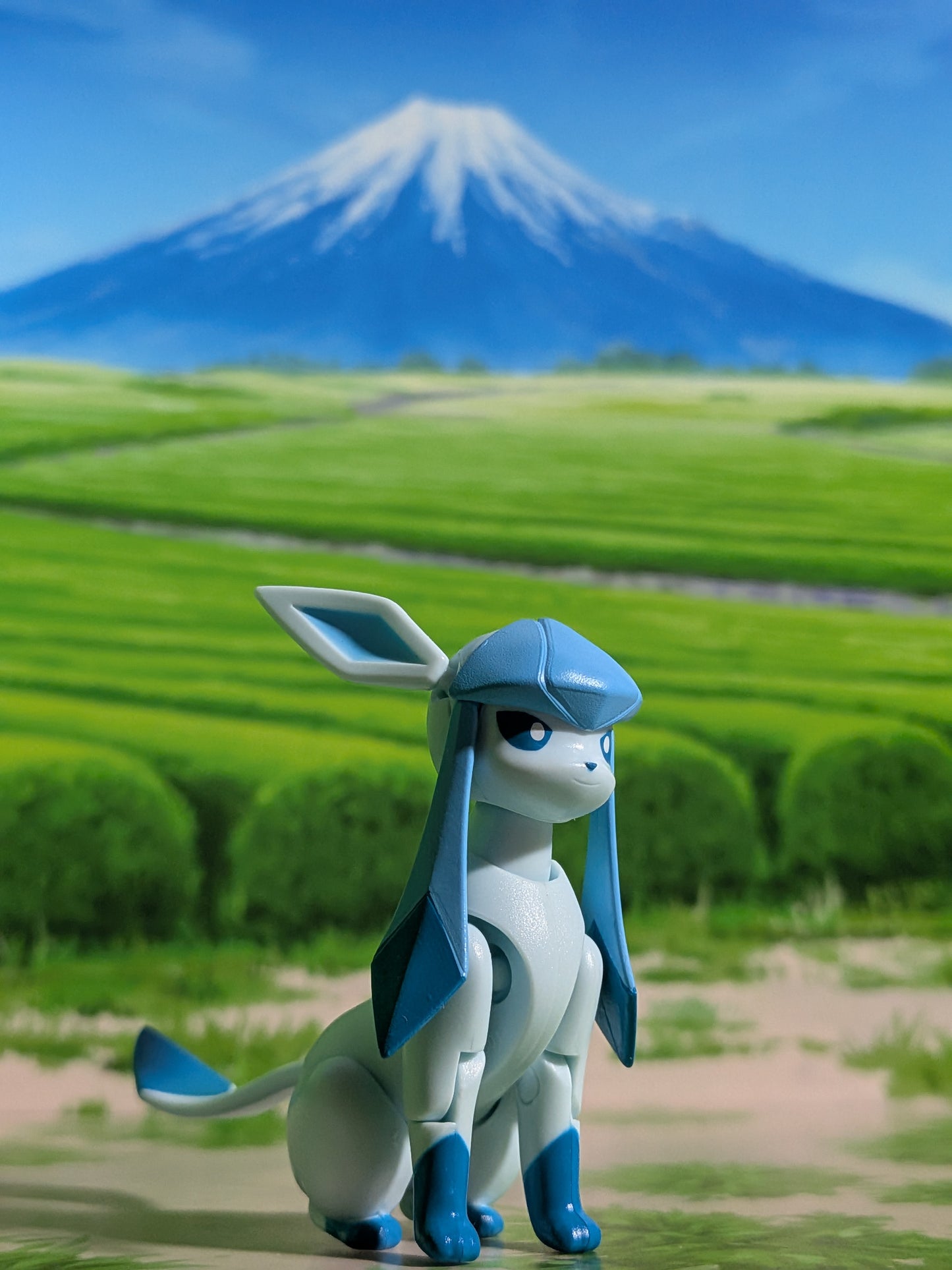 SHODO Pokémon 7 - Givrali | Glaceon (Figurine articulée + Accessoires)