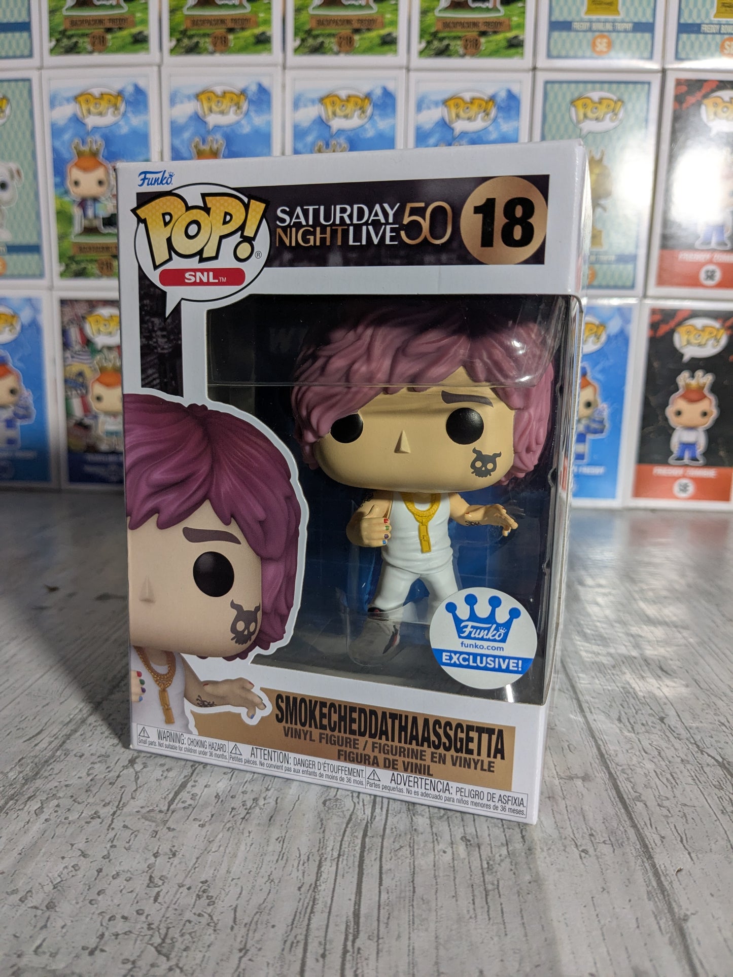Funko pop 18 : Smokecheddathaassgetta