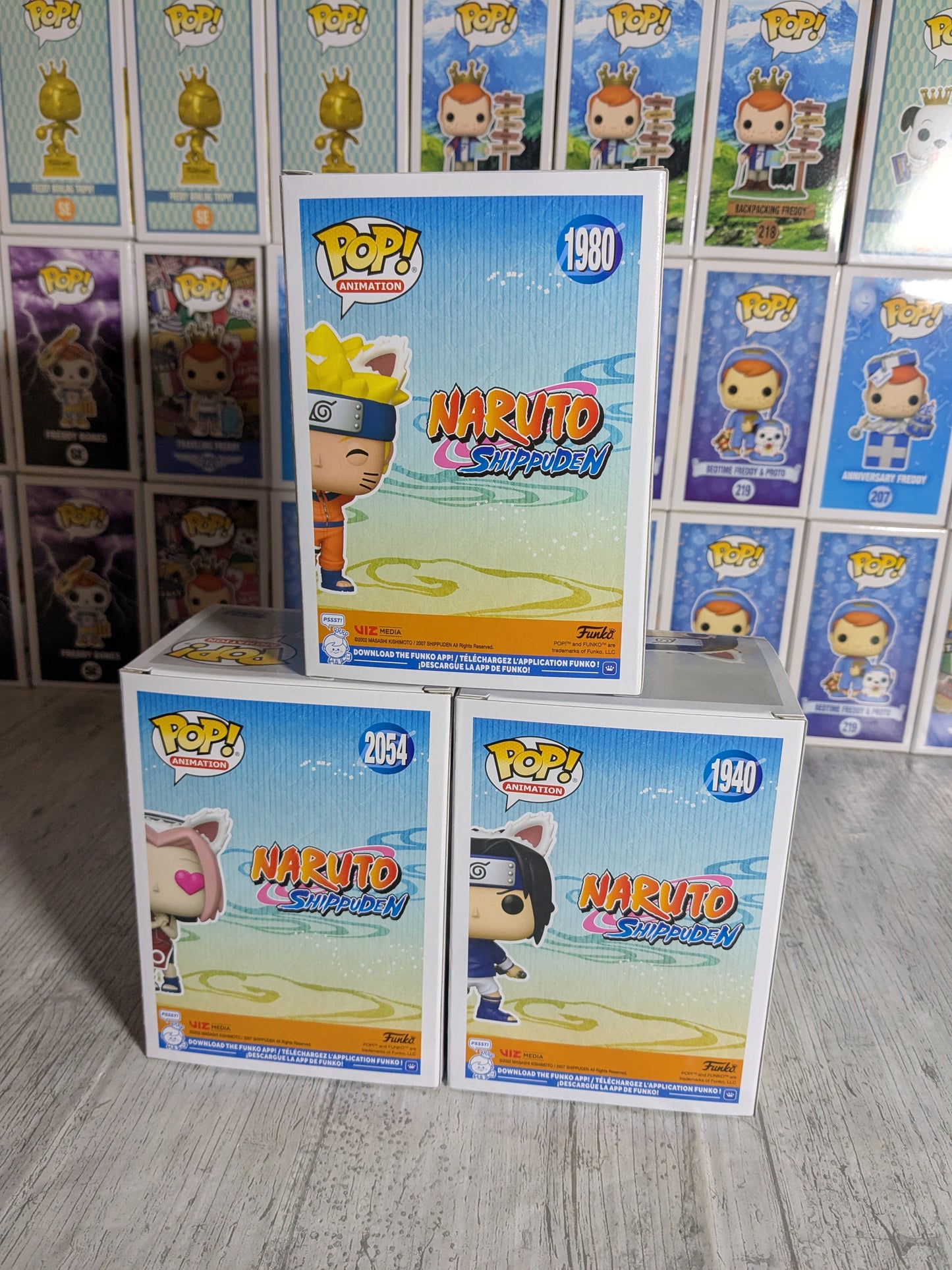 Funko pop Naruto Shippuden - Sasuke's Paw Encyclopedia Bundle