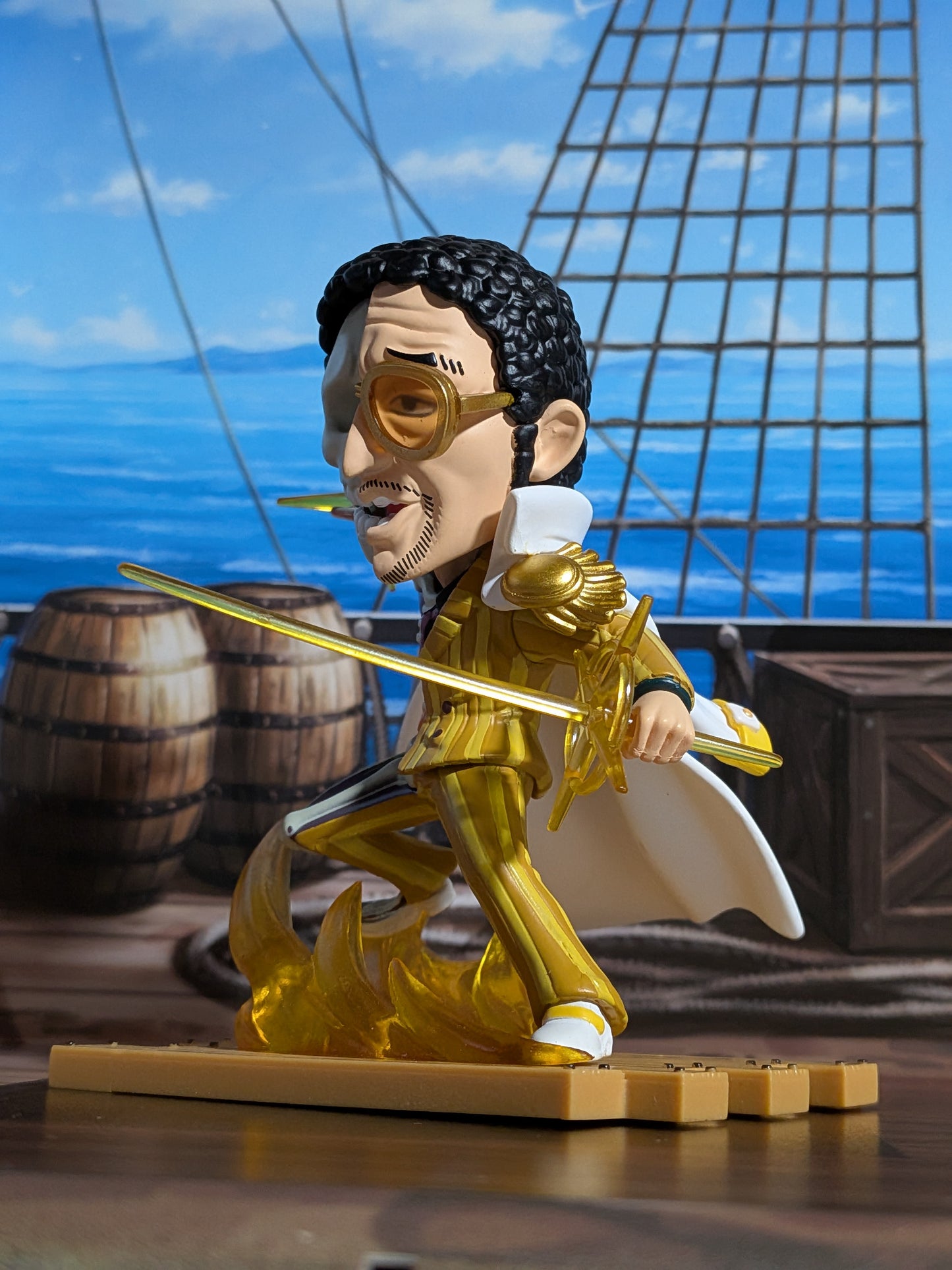 Mighty Jaxx - One Piece Freeny's Hidden Dissectibles Marines Edition - Borsalino / Kizaru (~10cm)