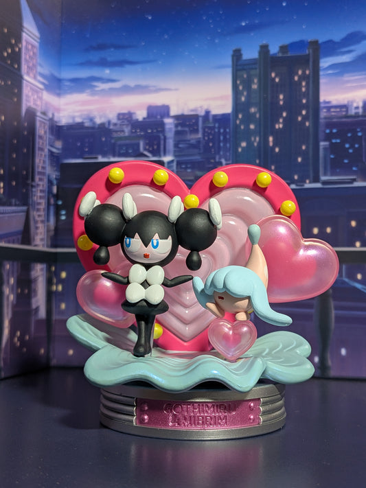 Re-Ment Pokémon - Mesmerella / Gothorita & Bibichut / Hatenna - Neon Party