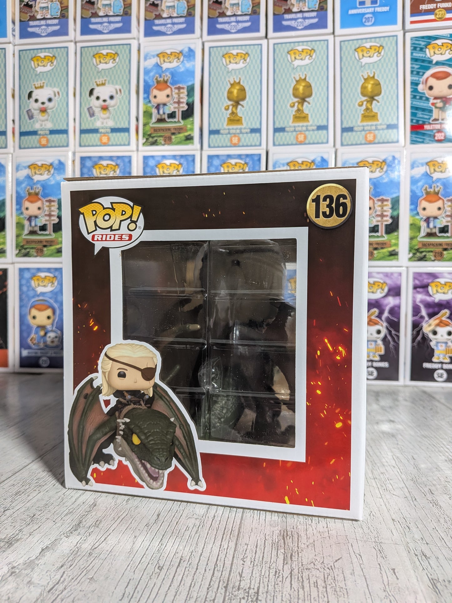 Funko Pop Rides Television #136 - Aemond Targaryen with Vhagar