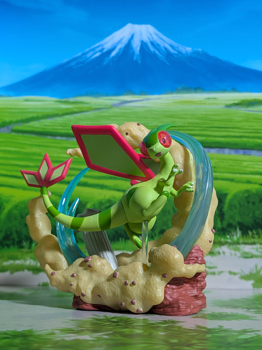 Re-Ment Pokémon Circular Diorama Collection 2 - Libégon | Flygon (~10cm)