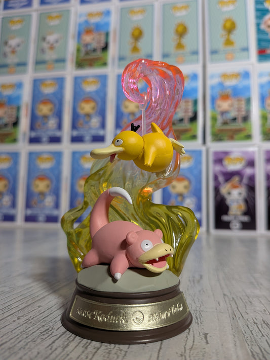 Re-Ment Pokémon Swing Vignette Collection Vol.3 - Psykokwak & Ramoloss | Psyduck & Slowpoke (~10cm)