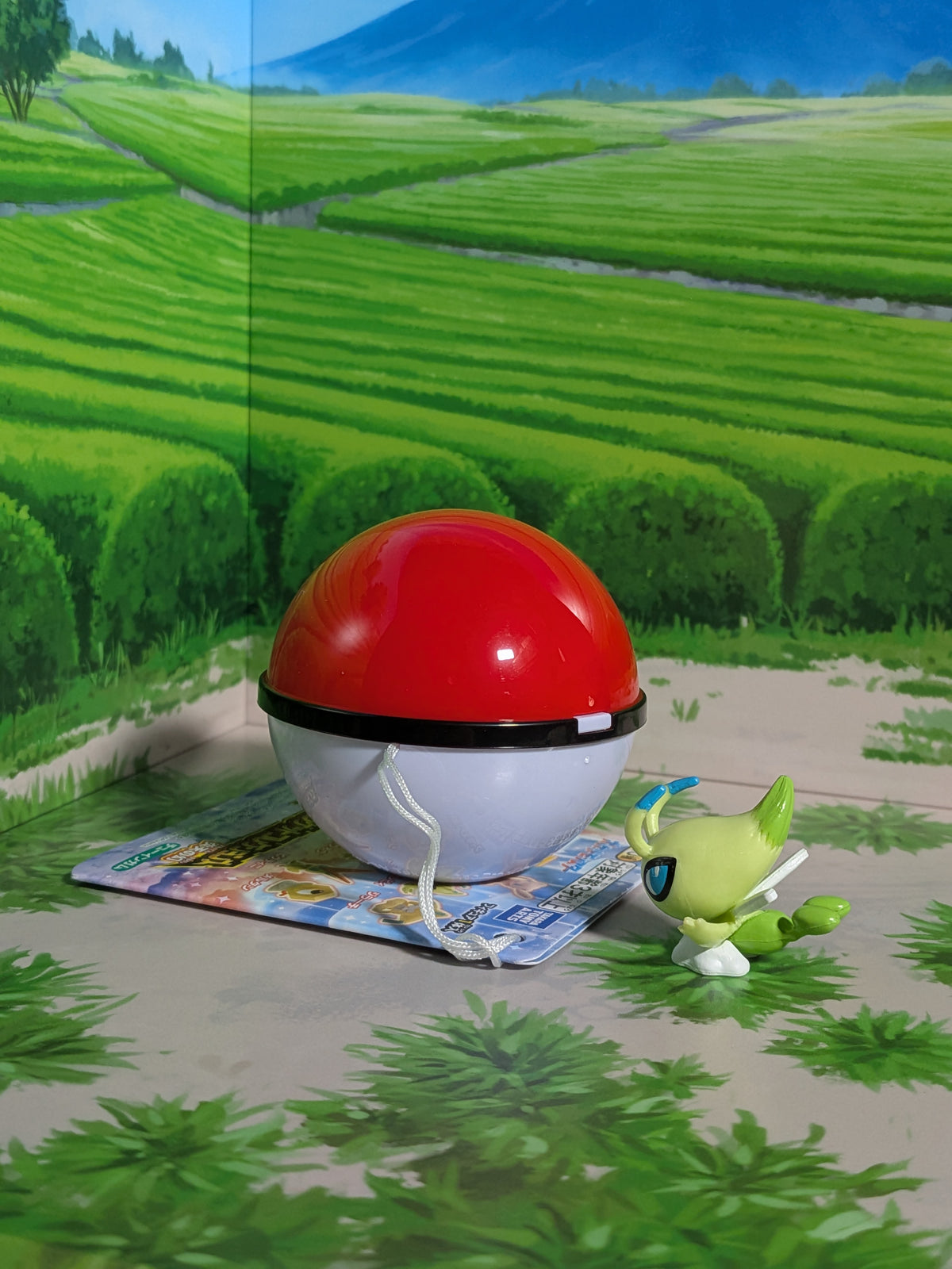 Shokugan: Pokémon Get & Gum - Blazing Sky Illusion - Celebi & Poké Ball (Environ 3 cm)