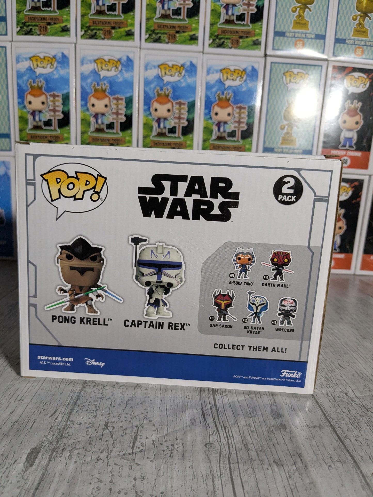 Funko pop : General Pong Krell vs Captain Rex (GameStop)