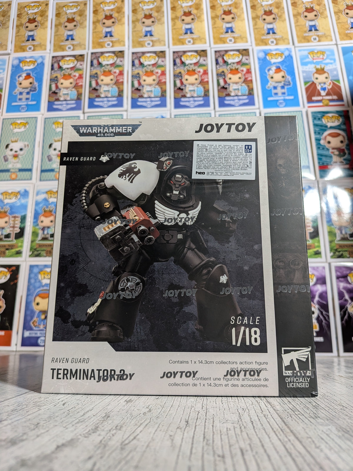 JoyToy Warhammer 40k - Space Marines Raven Guard Terminator 2 (14,3cm)