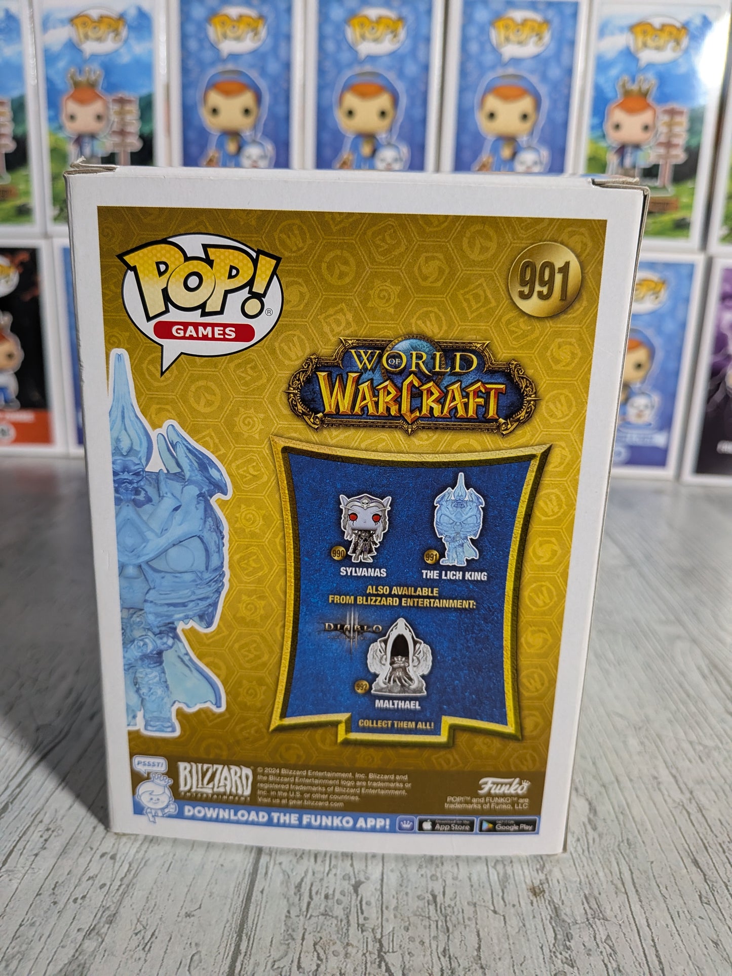 Funko Pop Games World of Warcraft #991 – Der Lichkönig (Geöffnet/Beschädigte Verpackung)