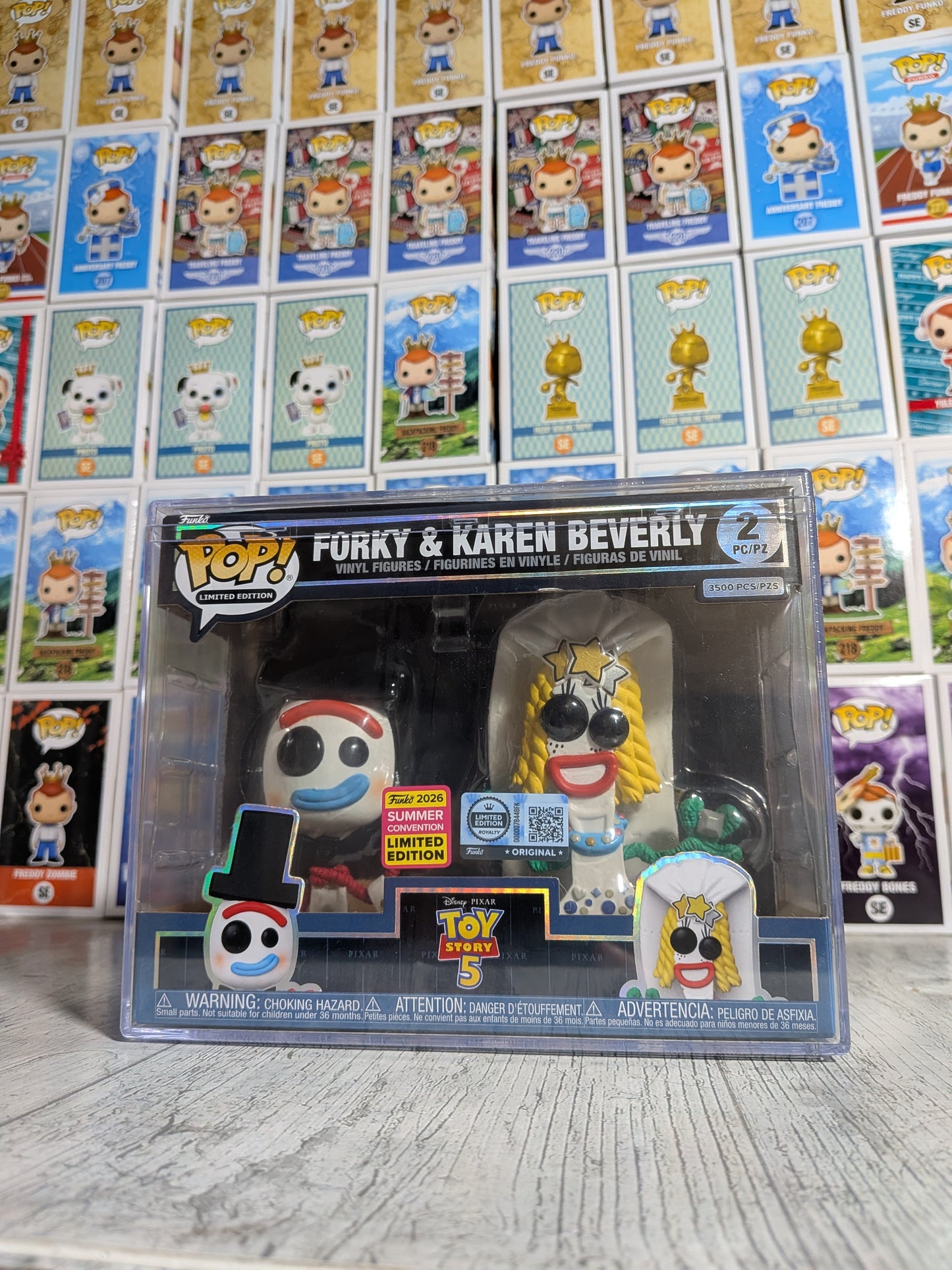 Funko Pop! Disney Pixar #12 - Forky & Karen Beverly (SC2026/3500PCS)