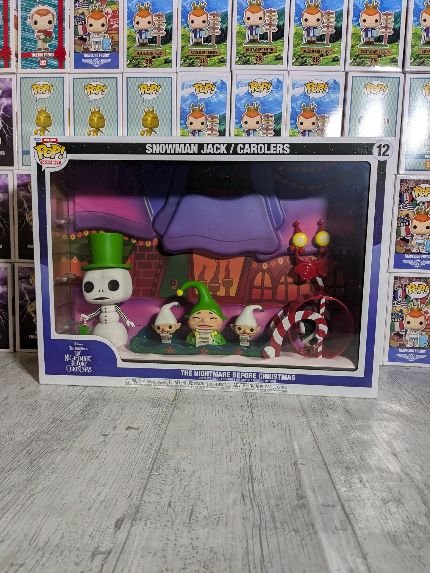 Funko pop Disney The Nightmare Before Christmas #12 - Snowman Jack / Carolers (Damaged Box)